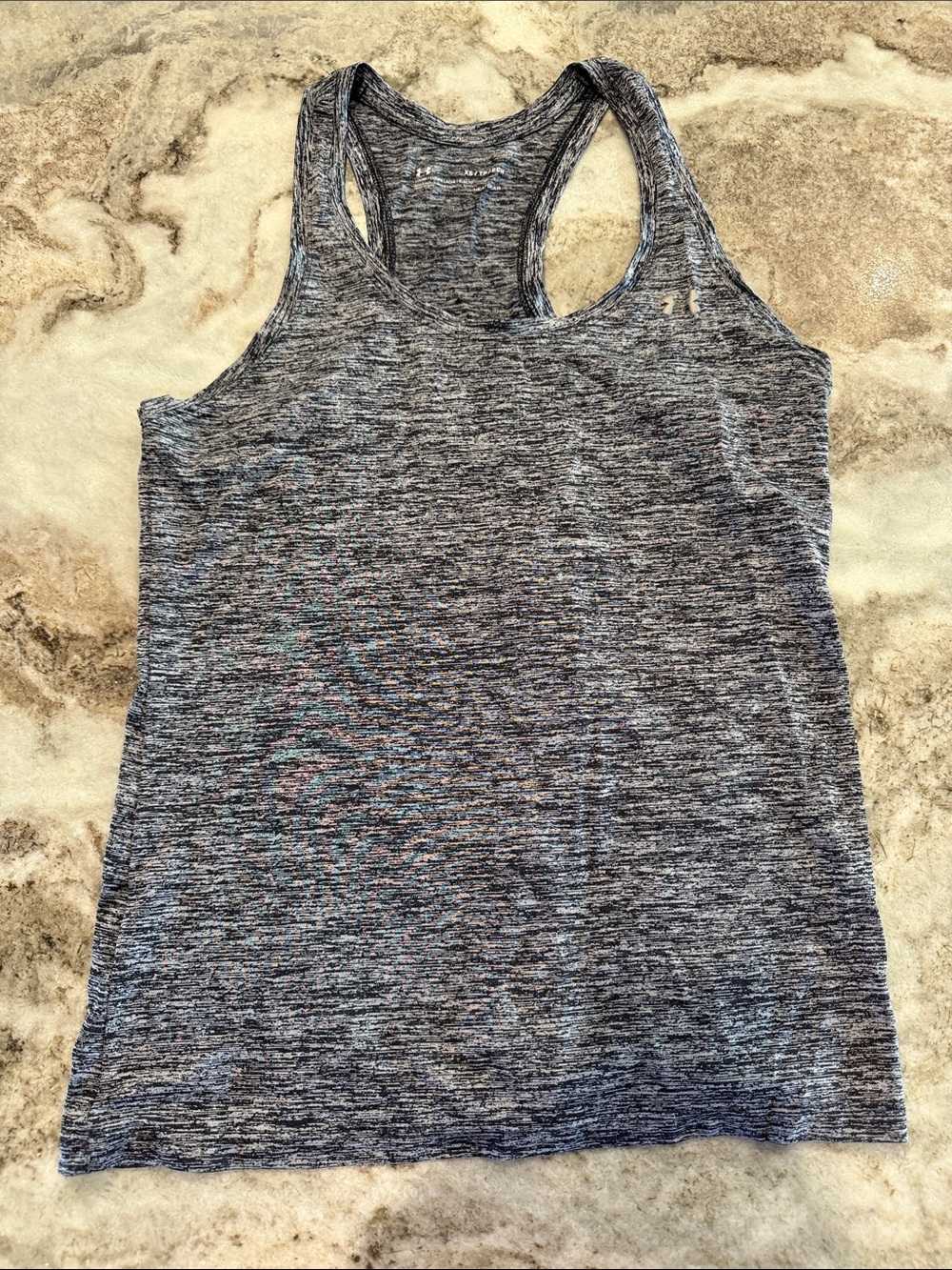 Heathered Gray Racerback Tank Top - Everyday Layering